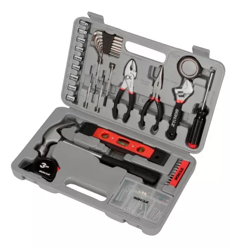KIT FERRAMENTAS 100 PEÇAS MANUAIS DE USO HOBBY
