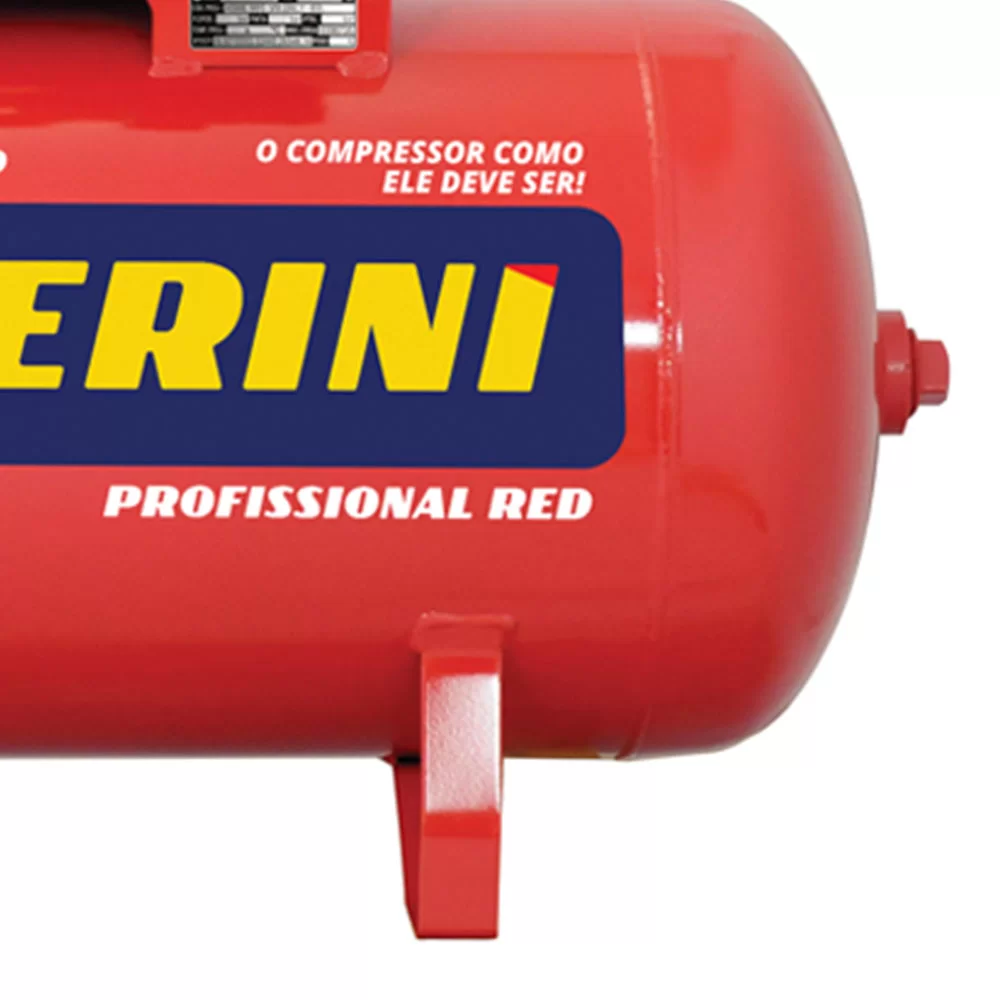 COMPRESSOR DE AR 10 PÉS RED RCH 110L C/MM 2HP 110/220V - Imagem 2