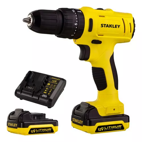 PARAFUSADEIRA / FURADEIRA IMPACTO 12V + 100 ACESSÓRIOS STANLEY - Imagem 3