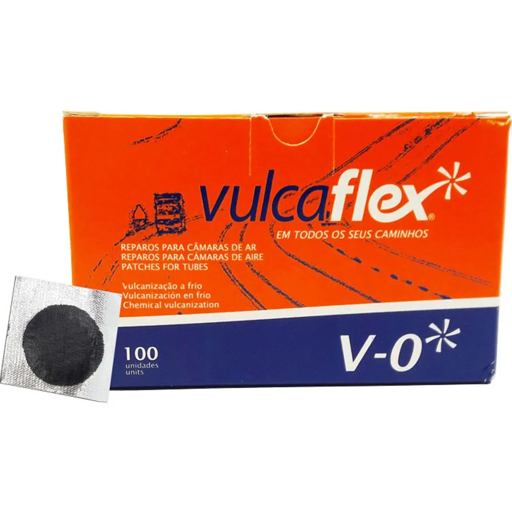 CAIXA DE REMENDO V-0 VULCAFLEX PRETO - Imagem 2