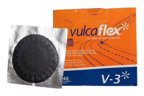 CAIXA DE REMENDO V-3 PRETO VULCAFLEX - Imagem 2