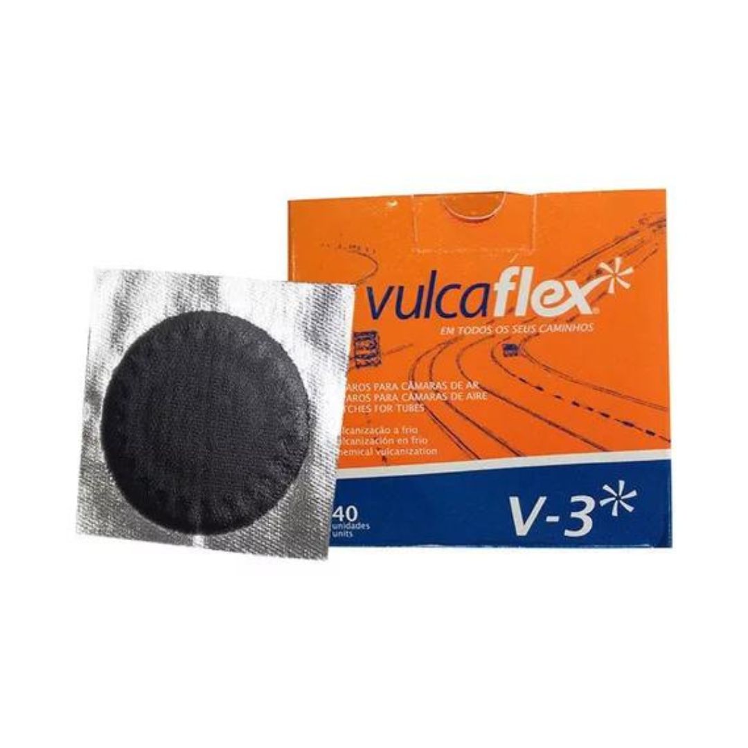 CAIXA DE REMENDO V-3 PRETO VULCAFLEX