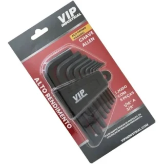 JOGO CHAVE ALLEN 1/16-3/8 - 9PCS VIP INDUSTRIAL