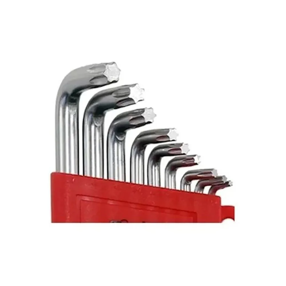 JOGO DE CHAVE HEXAGONAIS TORX CURTAS MTX T10-T50 MTX - Imagem 3