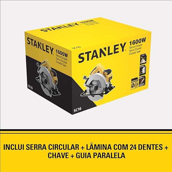 SERRA CIRCULAR 7 1/4" 1600W 220V STANLEY - Imagem 5