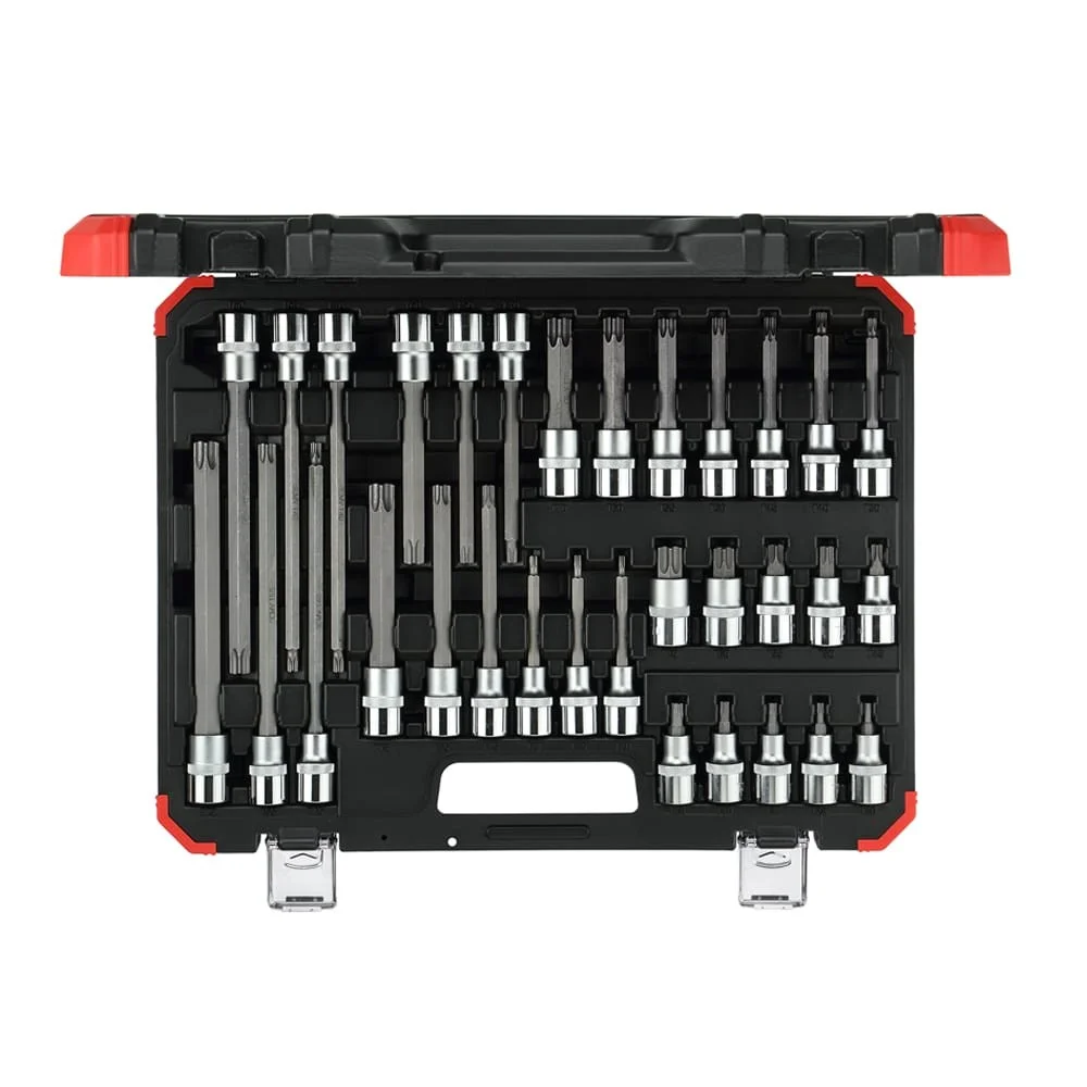 JOGO CHAVE TORX MACHO 32 PEÇAS SOQUETE 1 1/2 GEDORE RED - Imagem 4