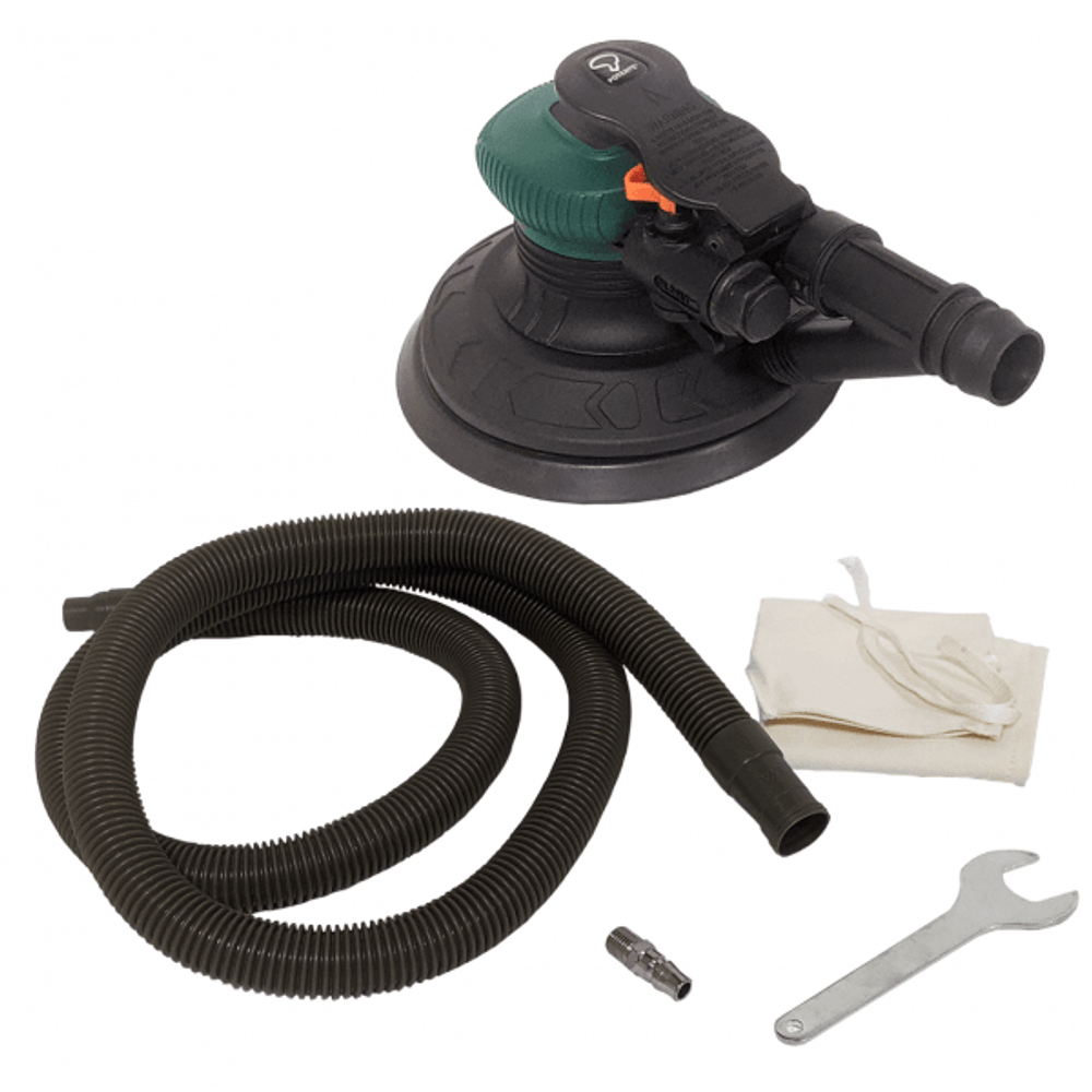 LIXADEIRA PNEUMÁTICA ORBITAL 6" C/ASPIRAÇÃO POTENTE BRASIL - Imagem 3
