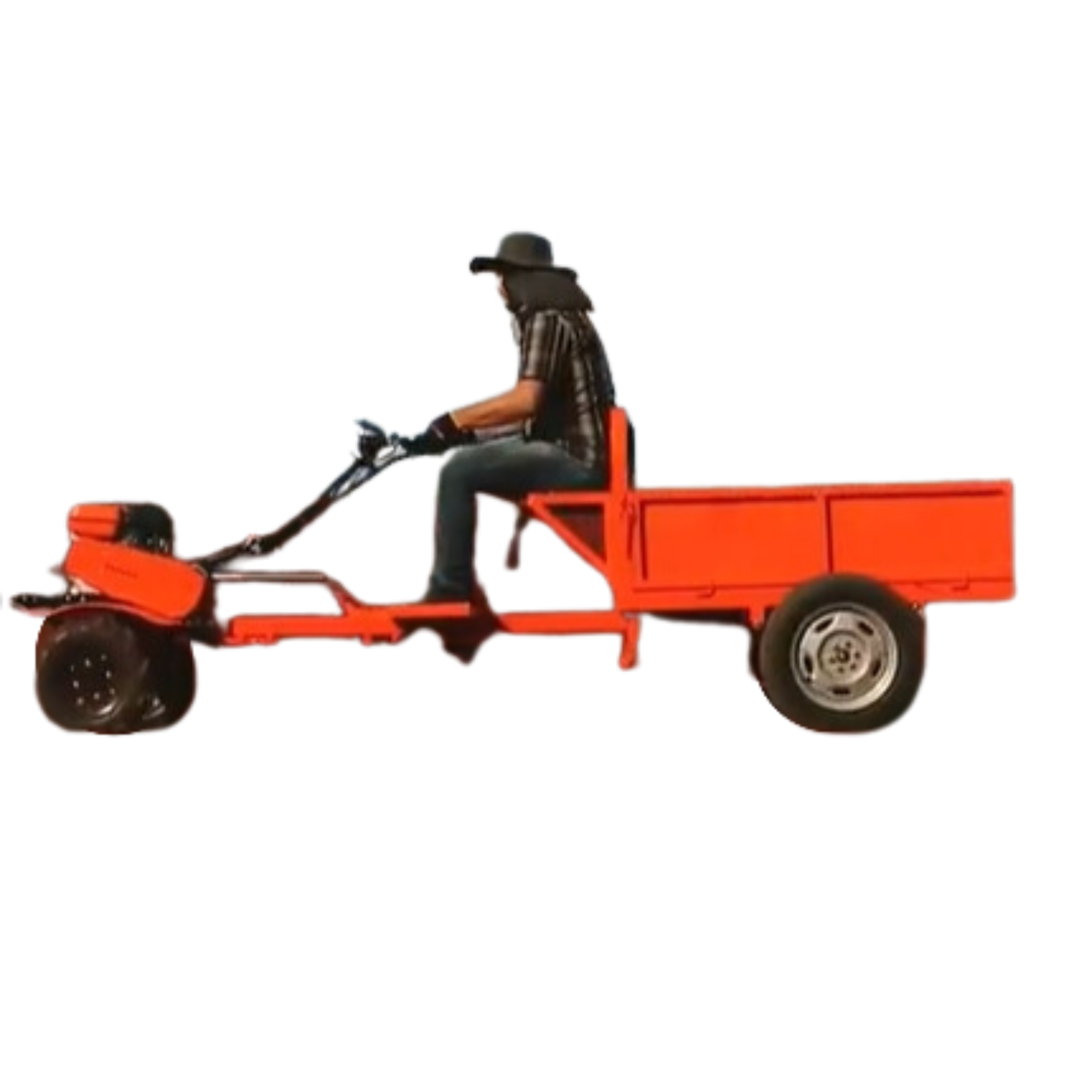 MOTOCULTIVADOR VMC700 + CARRETA AGRÍCOLA VULCAN