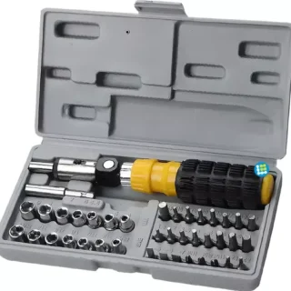 JOGO BITS SOQUETES CHAVE CATRACA 41 PEÇAS PCI