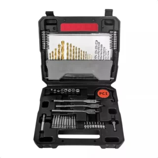 MALETA JOGO BROCAS BITS SOQUETES 71 PEÇAS PCI